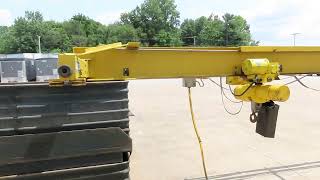 Harrington 2 Ton Top Running Bridge Crane 26' Span 2 Speed Hoist 12' Lift Sku: 313669