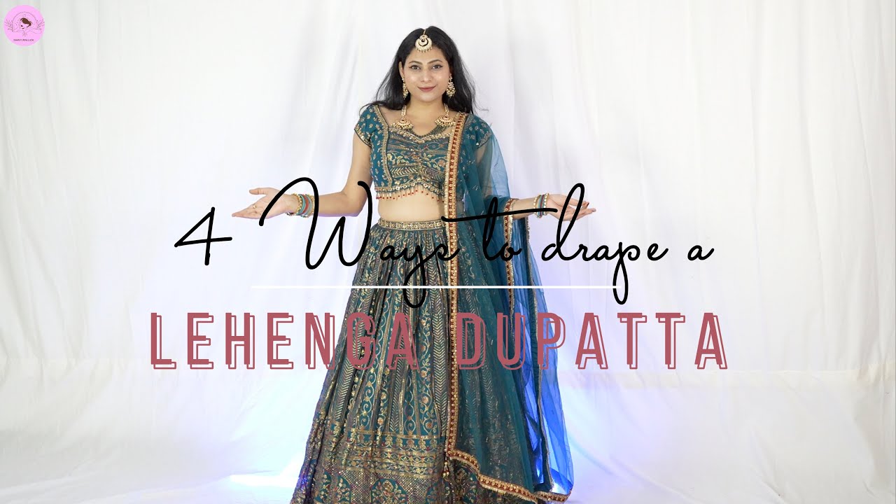 5 AMAZING WAYS TO DRAPE YOUR LEHENGA DUPATTA! - Andaaz Fashion Blog