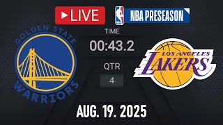 NBA LIVE! Los Angeles Lakers vs Golden State Warriors LIVE | August 19, 2025 | NBA PRESEASON | 2K25