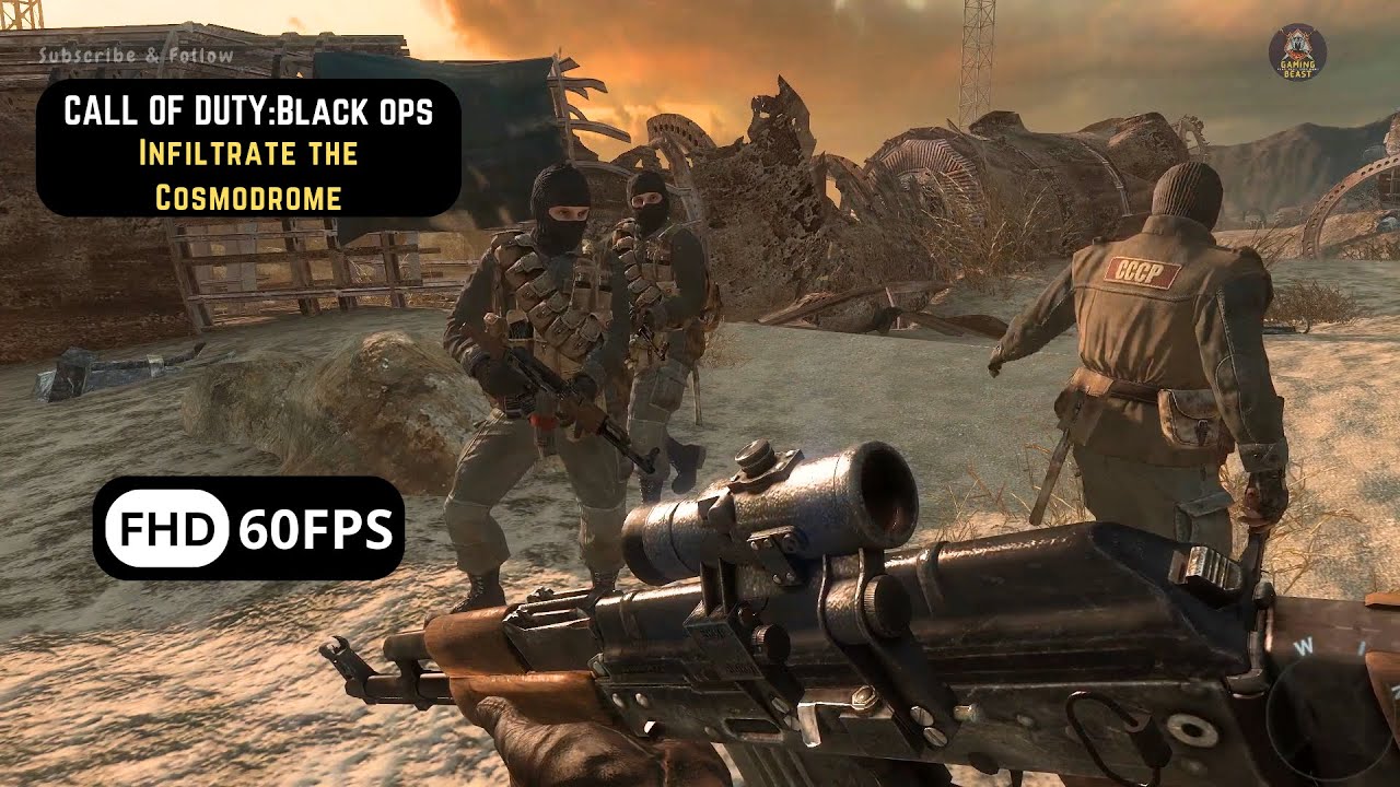 Infiltrate the Cosmodrome | Executive Order Part 1 | Call Of Duty ...
