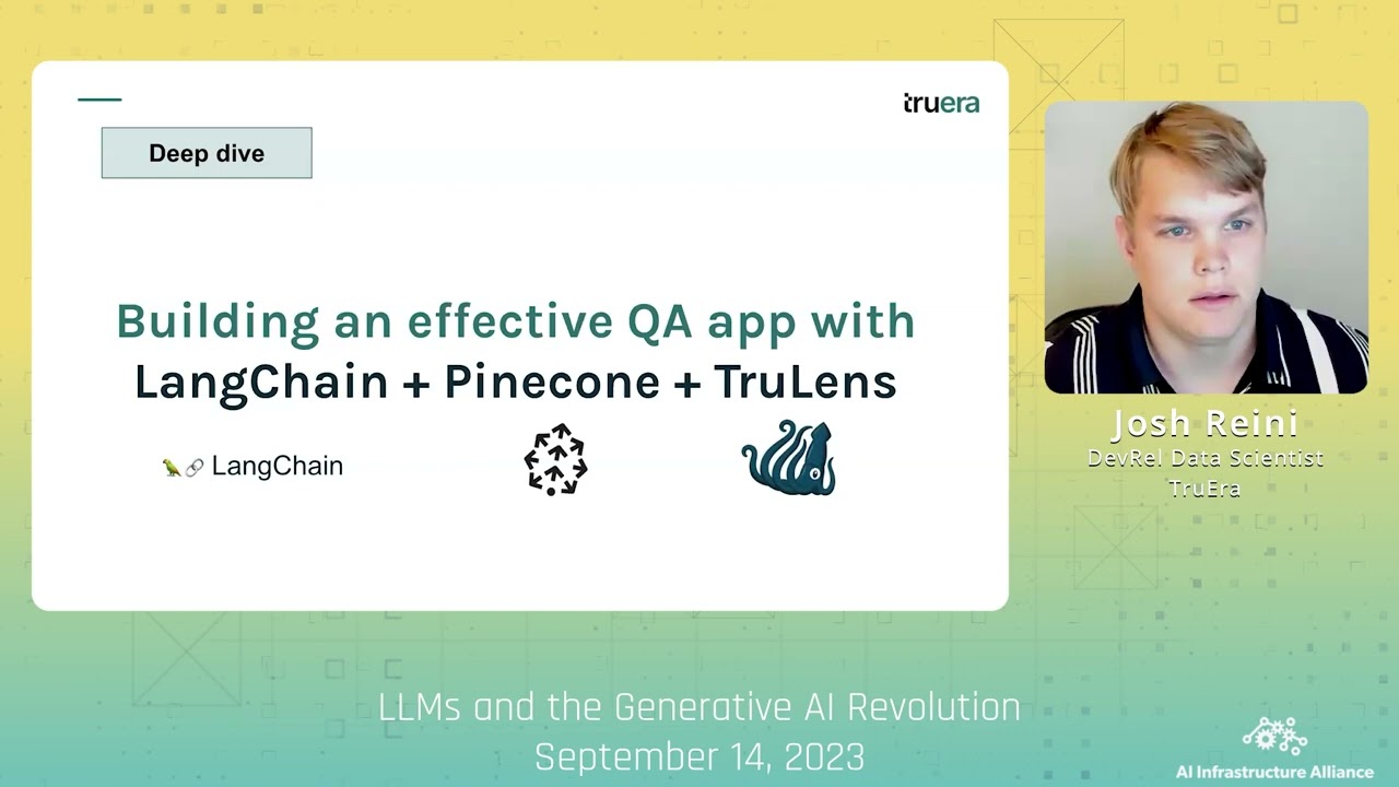 Josh Reini – TruEra – Evaluating and Tracking LLM Experiments: Building Better LLM Apps with TruLens