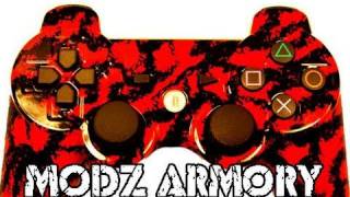 Custom PS3 Red Tiger Controller | Modz Armory