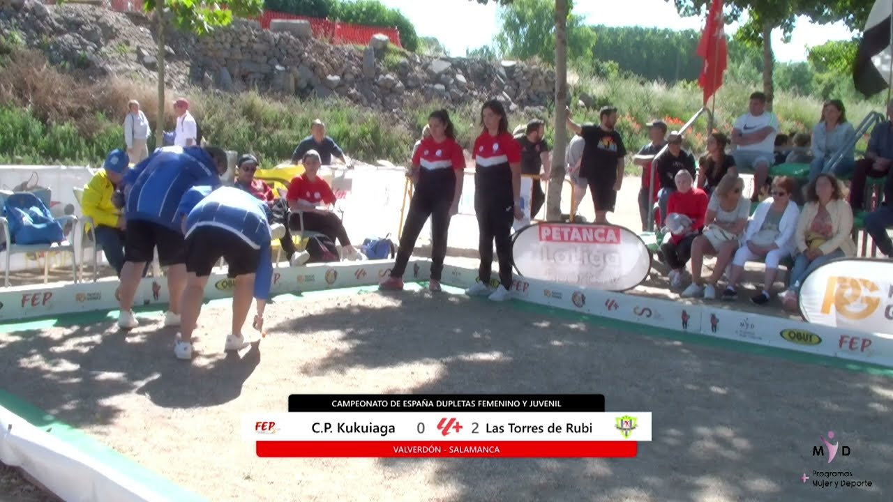 Miniature : Kukuiaga vs Las torres Rubi - 1/2 FINAL Campeonato de España Dupletas Femenina (Valverdon)