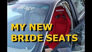 Drift Car Got Red Bride Seats - BMW E46 330i Bride Racing Seat Install Bmw E46