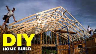 DIY Building a House | The Roof is Complete! Episode 4