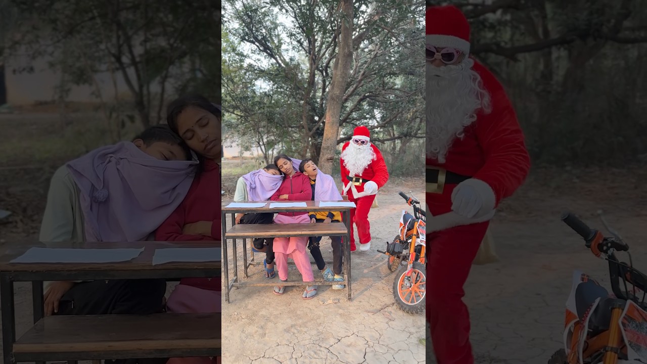 ￼ Santa Claus ne sabko new year gift diya😍