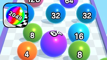 BALL RUN 2048 - Best Mobile Gameplay Walkthrough IOS Android #17