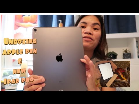 Unboxing new Ipad Pro 12 9 inch   Apple pencil Unboxing   Ipad pro 12 9 and Ipad pro 10 5 Comparison