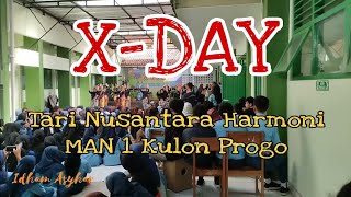 Tari Nusantara Harmoni oleh XII MIPA 1 pada X-DAY MAN 1 Kulon Progo, Sabtu, 17 September 2022