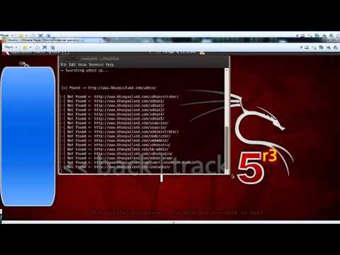 Finder  Admin Panel  in BackTrack (php) 2015