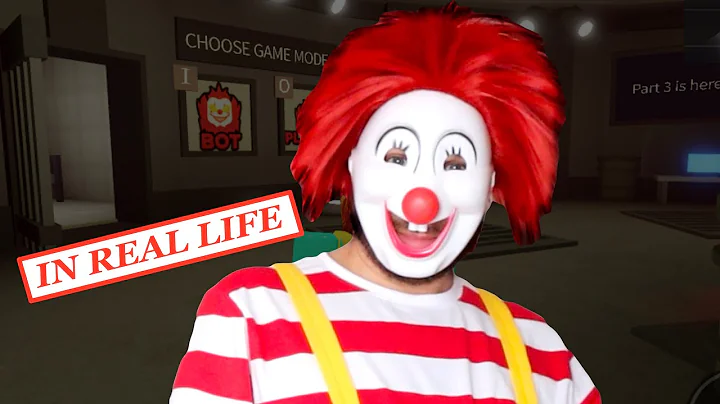 Escape Roblox Ronald in Real Life at My PB and J H...