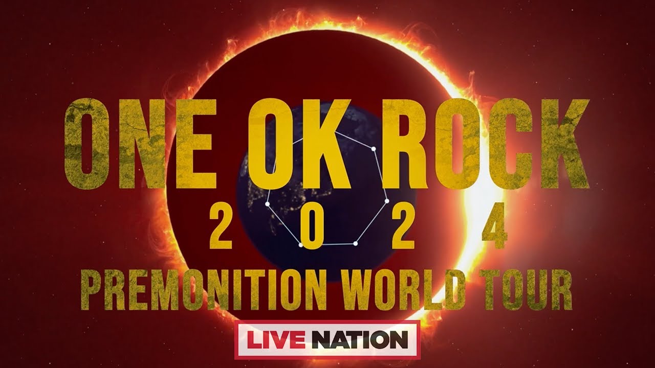 North American Tour ONE OK ROCK PREMONITIONツアー2024ポスター