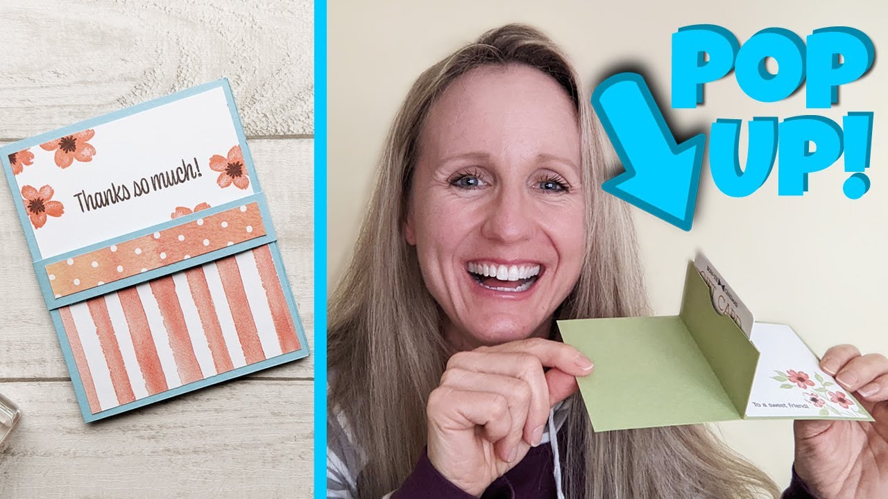 DIY Gift Card Holder that POPS UP! Last Minute Gift YouTube