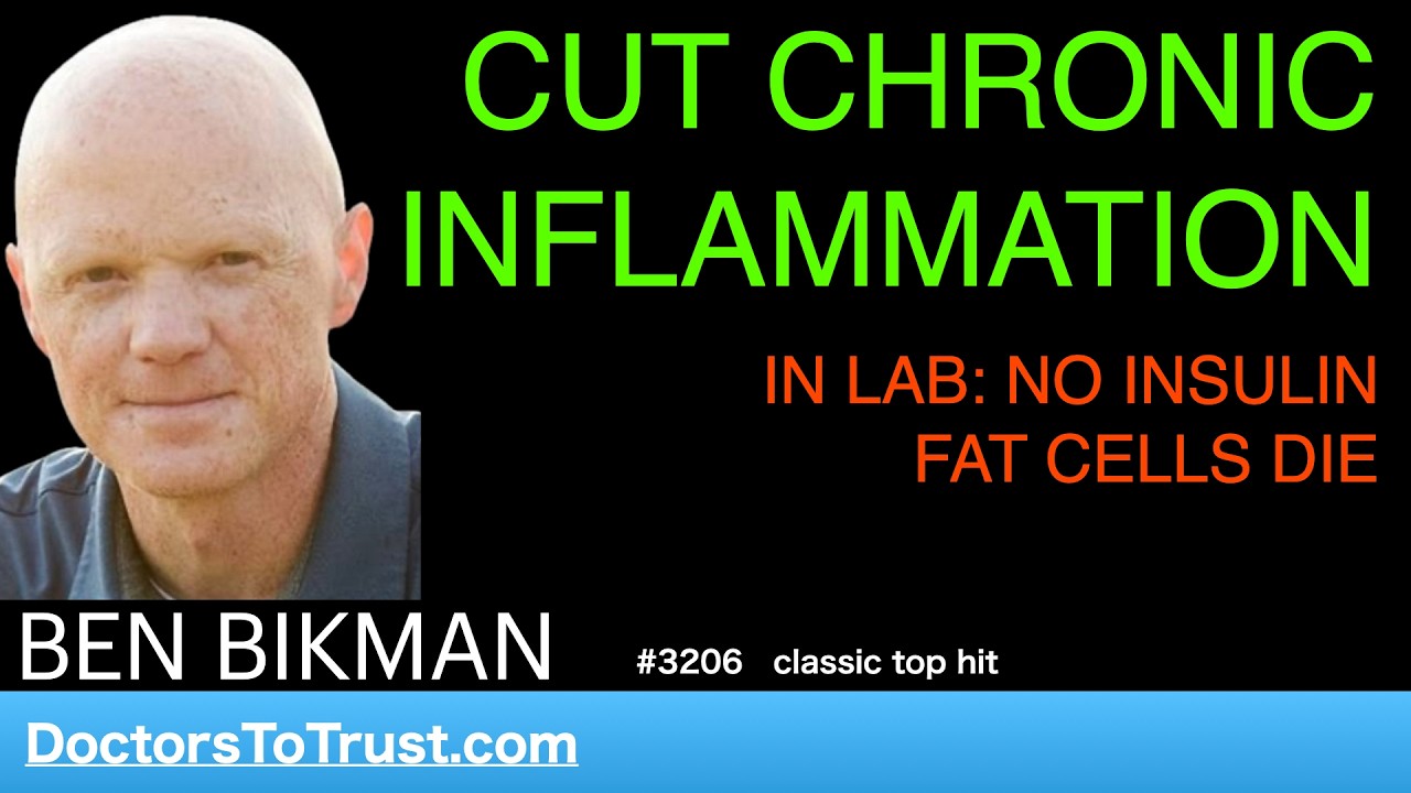 Бен Бикман | ЖИРНЫЕ КЛЕТКИ…в лаборатории: нет инсулина? НЕТ РОСТА. Низкоуглеводная диета: уменьша...