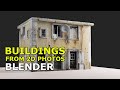 Building from 2D photos | Blender
