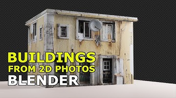 Tutorial: Turning A 2D Image into A House - Blender