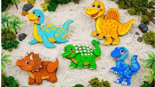 Clay Dinosaur Puzzle Adventure 🦖🎨 Match and Build Baby Dinos screenshot 5
