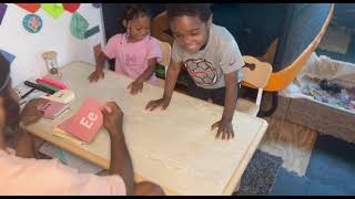 Teaching Letter Sounds to Two 4-Year-Olds | Early Reading Practice