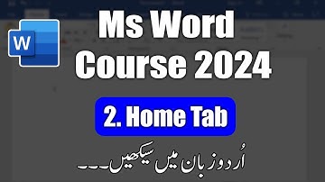 MS Word Course 2024 Part 2: Home Tab