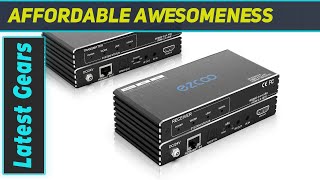 Rofavezco Hdbaset Hdmi Arc Extender 4K 60Hz Best Hdmi Extender For High-Quality Audio And