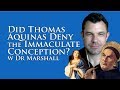Did Saint Thomas Aquinas Deny the Immaculate Conception?