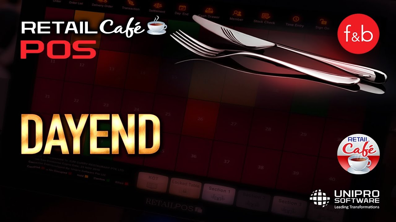 RetailCafe POS - 19 DAYEND