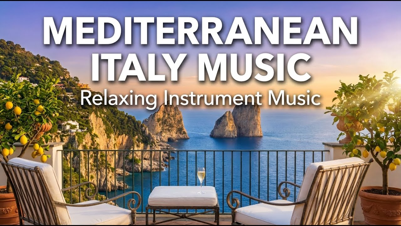 Italian Holiday Relaxing Music 🇮🇹 Peaceful Coastal Guitar Escape