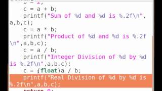 Arithmetic Operators - English