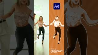 That Smooth Rotoscope Glow on Dancing in After Effects #aftereffects #vfx #tutorial