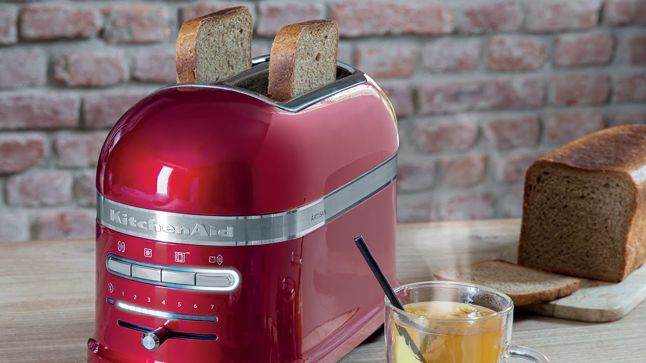 4-slot toaster, 2500W, Candy Apple color - KitchenAid brand