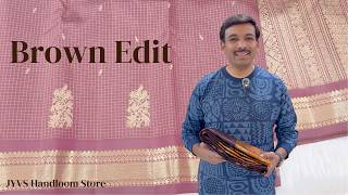 Kanjeevaram's in Brown | JYVS Handloom Store | 9951222280 screenshot 4