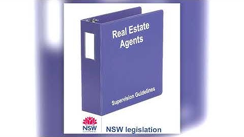 Supervision Guidelines for Real Estate Agents
