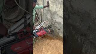 Core cutting process for concrete || #corecuttingmachine #corecutting #viral #ytshorts