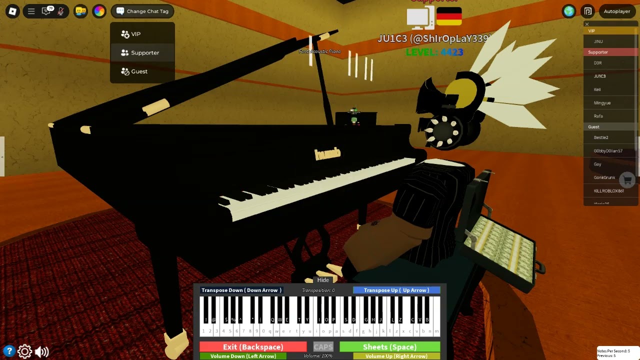 Mice On Venus Virtual Piano - Digital Piano Roblox