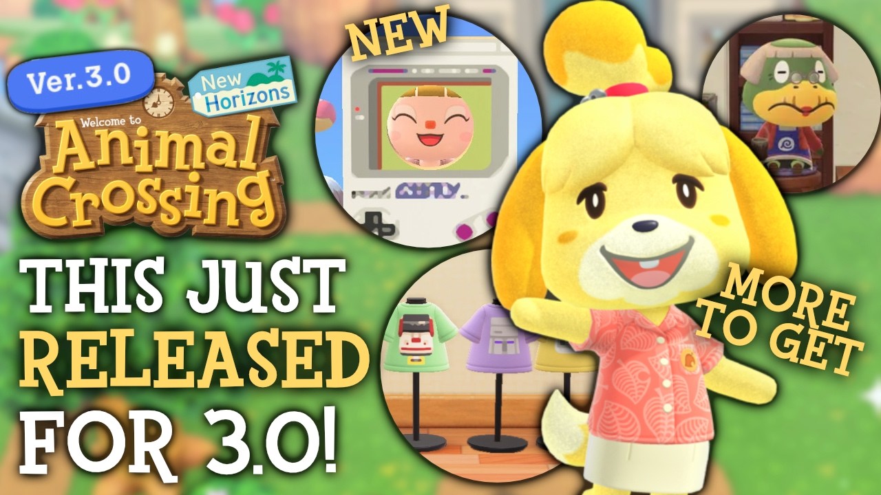 Nintendo JUST Dropped This Today For 3.0 - Animal Crossing New Horizons