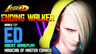 SF6🔥 Ending Walker (ED) Magician Of Master Combos !🔥Best Ranked Match 🔥 SF6 DLC  Replays🔥
