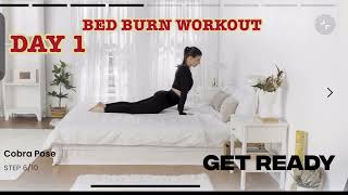 10 Exercises Bed Burn Workout Beginners Friendly