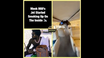 Meek Mill’s Jet Started Smoking 😵‍💫