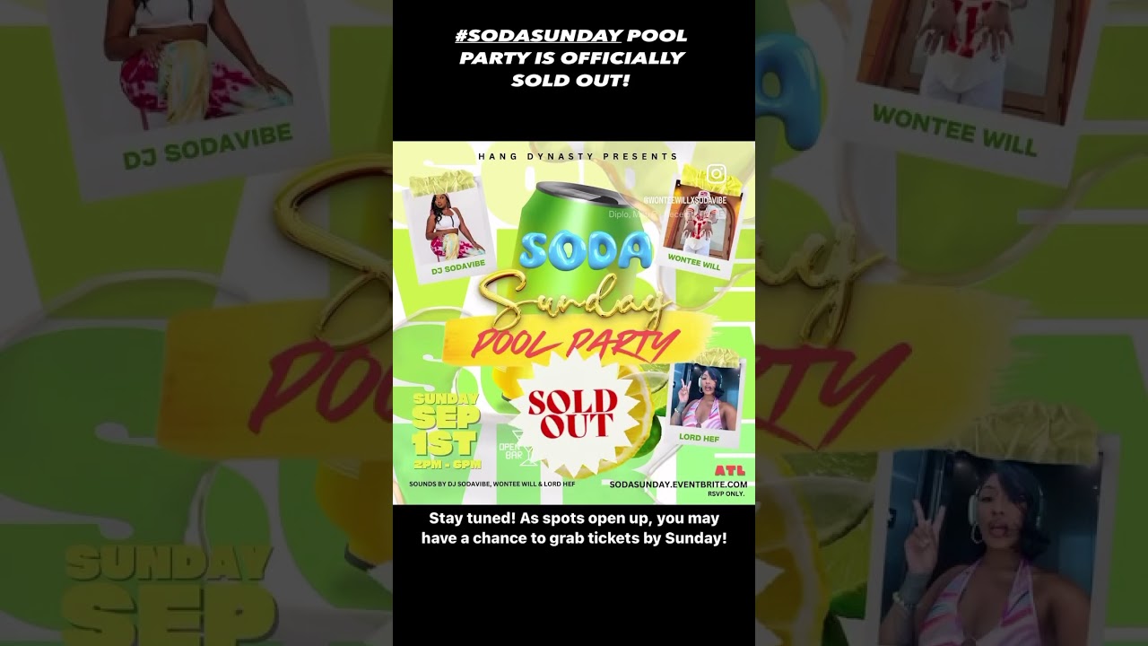 🚨There still may be a chance to get last minute tickets by Sunday! Stay tuned ‼️ 