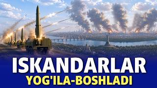 ROSSIYA ISKANDARLARI UKRAINAGA YOG'ILA BOSHLADI