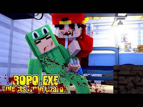 Minecraft .EXE - ROPO .EXE INFECTS LITTLE LIZARD!!! - YouTube