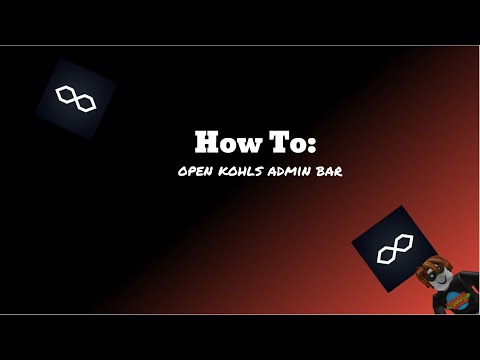 How To Open Kohls Admin Bar In Roblox Read Pinned Comment Youtube - kohls command bar roblox