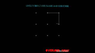 Question mark ❓❓ screen lock security pattern 🤓🤓