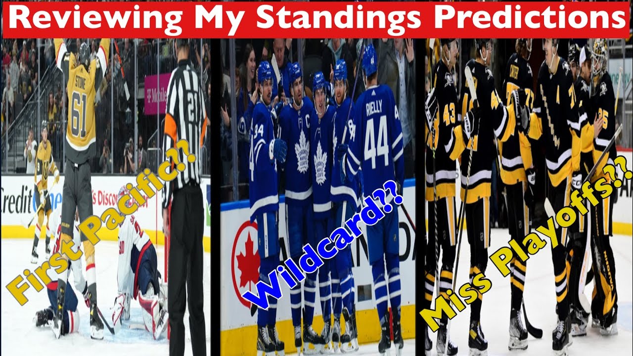 Reviewing my 202122 NHL STANDING PREDICTIONS Win Big Sports