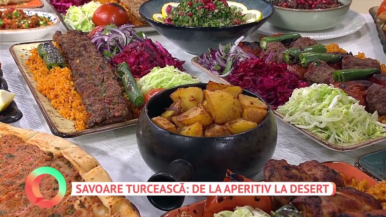 Savoare turcească, de la aperitiv la desert