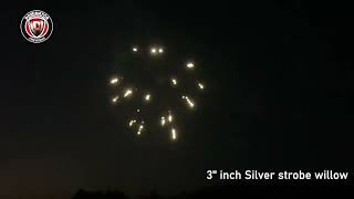 3inch-47 Silver strobe willow