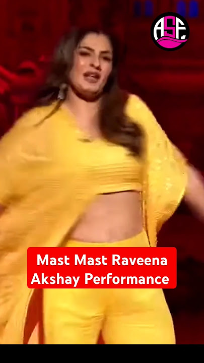 Tu Chize Badi Hai Mast Mast Akshay Raveena Performance 🥱👌