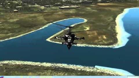 DCS Black Shark - Autorotation 2 (Less Successfull)