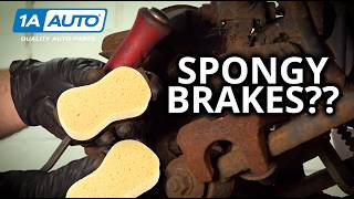 Soft Spongy Brakes? Can't Stop? Brakes Fade Because of Old Brake Fluid! screenshot 5