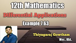 12th Maths Example 7.63